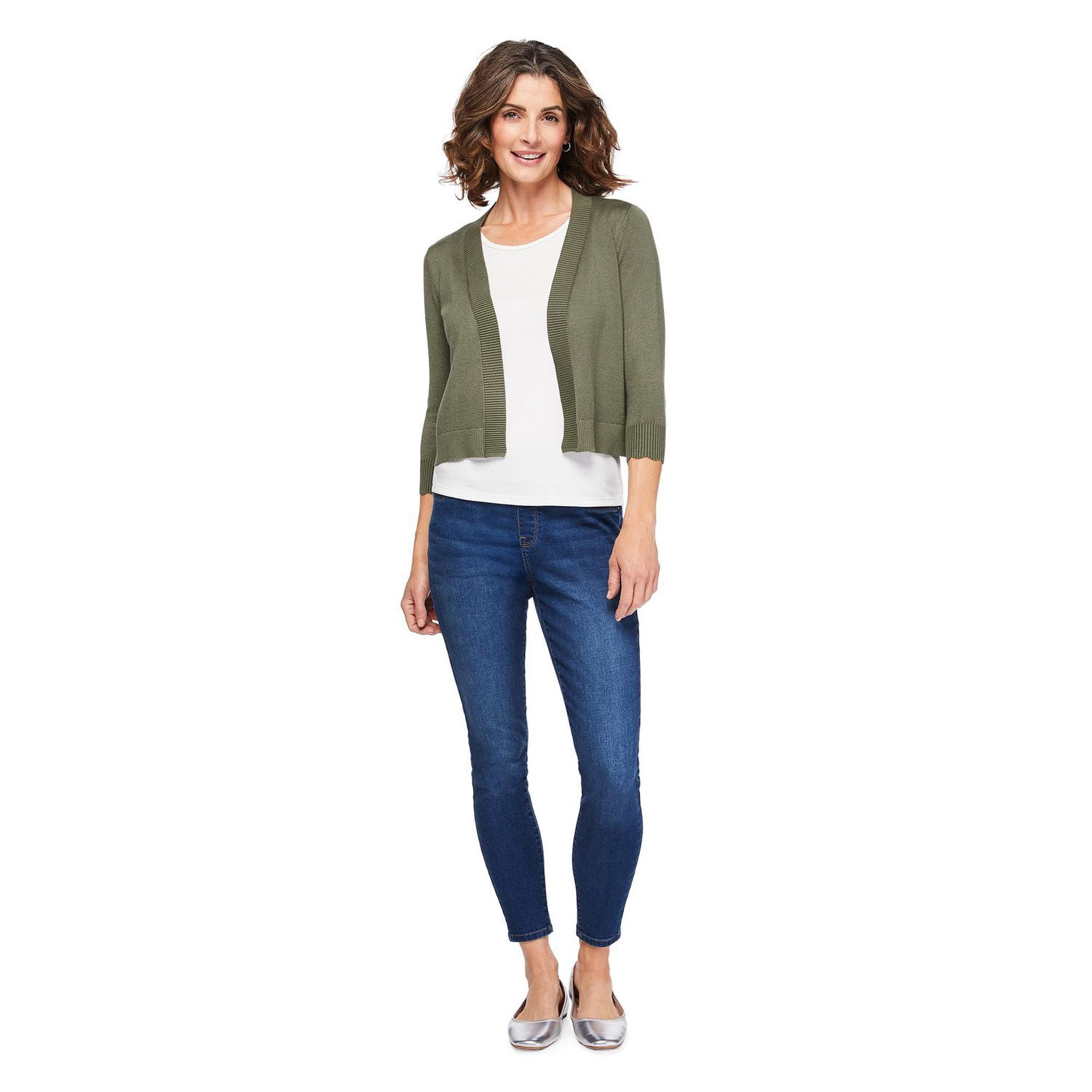 Iyla Women's 3/4 Sleeve Knit Shrug