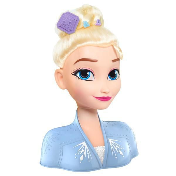 Disney Store Perruque Elsa pour enfants, La Reine des Neiges 2, cheveux  blonds coiffés en tresse