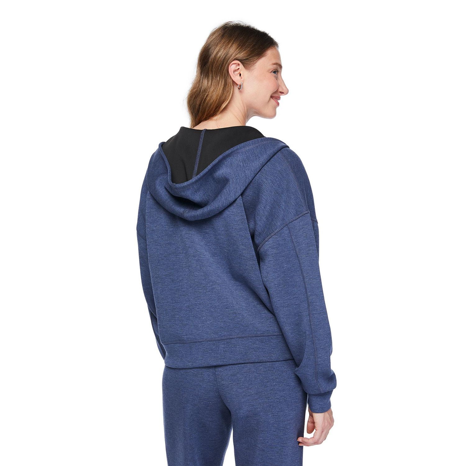 Haut à capuchon en tricot doux George pour femmes