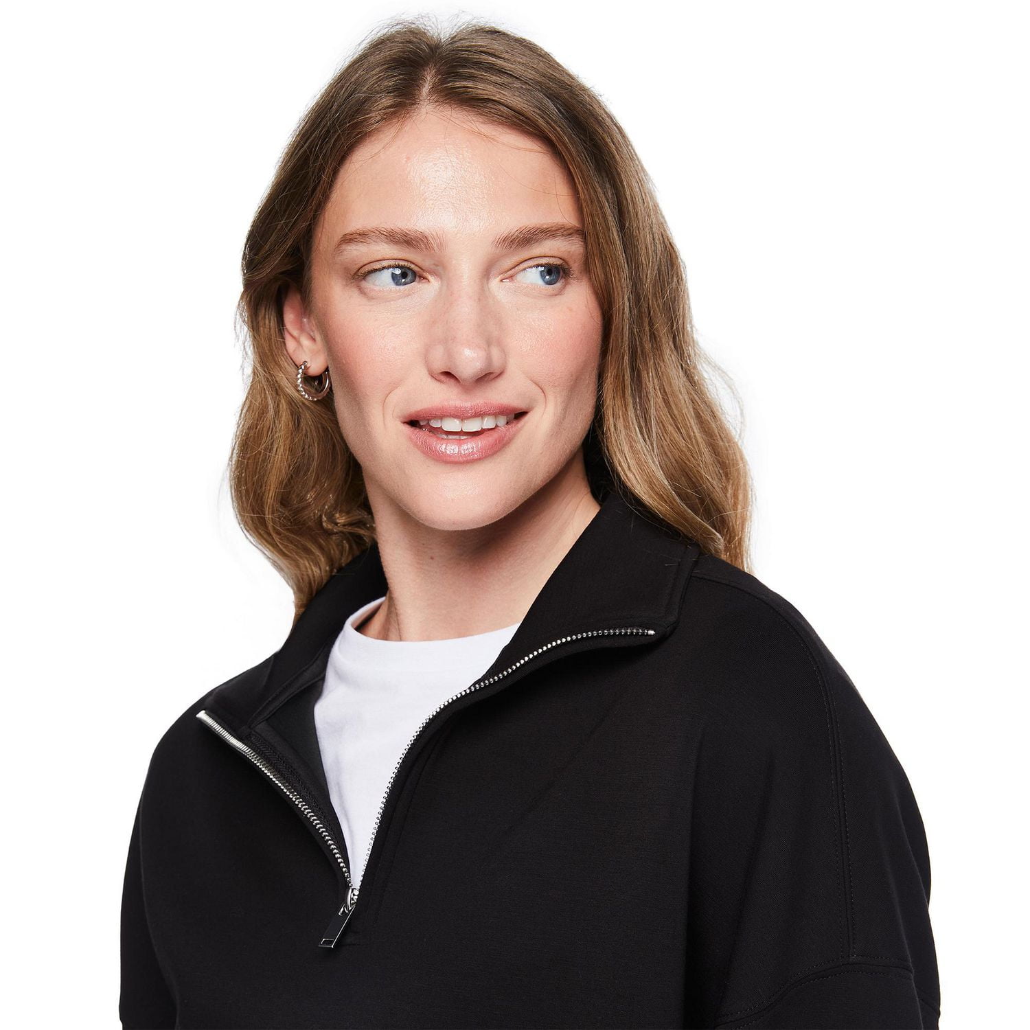 Chandail à col droit George pour femmes