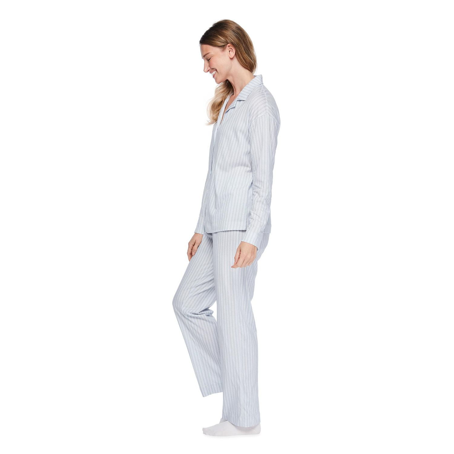 George Women's Notch Collar Pajama 2-Piece Set