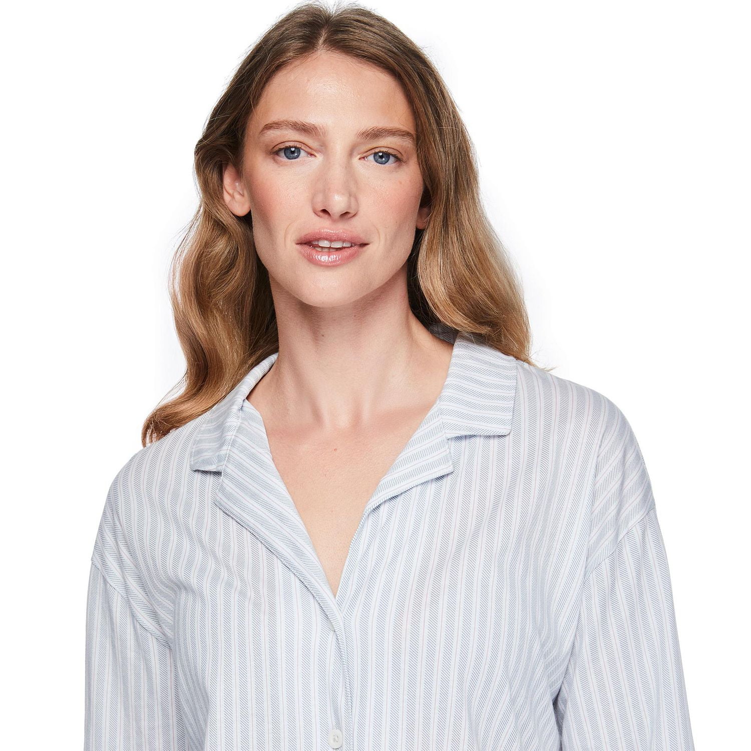 George Women's Notch Collar Pajama 2-Piece Set