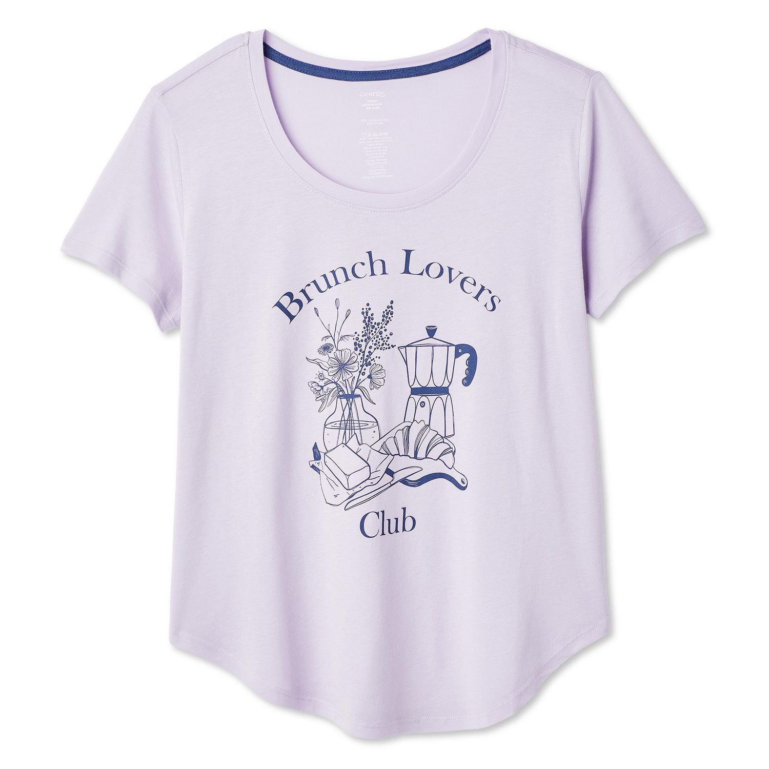 George Women's Scoop-Neck Sleep T-Shirt