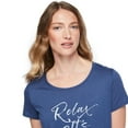 thumbnail image 4 of George Women's Scoop-Neck Sleep T-Shirt, 4 of 6