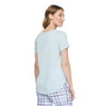 thumbnail image 3 of George Women's Plus V-Neck Sleep T-Shirt, 3 of 6