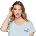 thumbnail image 4 of George Women's Plus V-Neck Sleep T-Shirt, 4 of 6