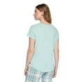 thumbnail image 3 of George Women's Plus V-Neck Sleep T-Shirt, 3 of 6