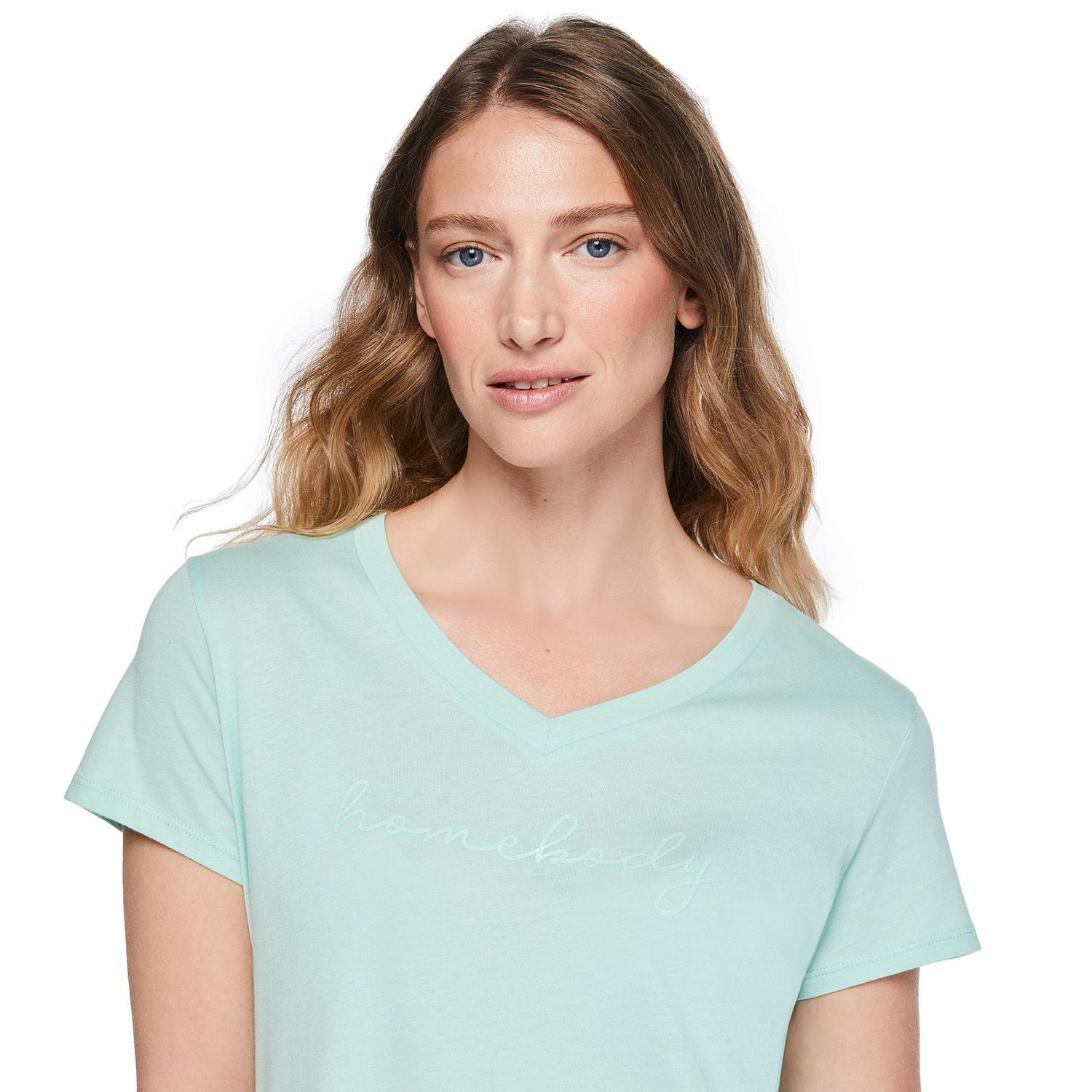 George Women's Plus V-Neck Sleep T-Shirt