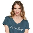 thumbnail image 4 of George Women's Plus V-Neck Sleep T-Shirt, 4 of 6