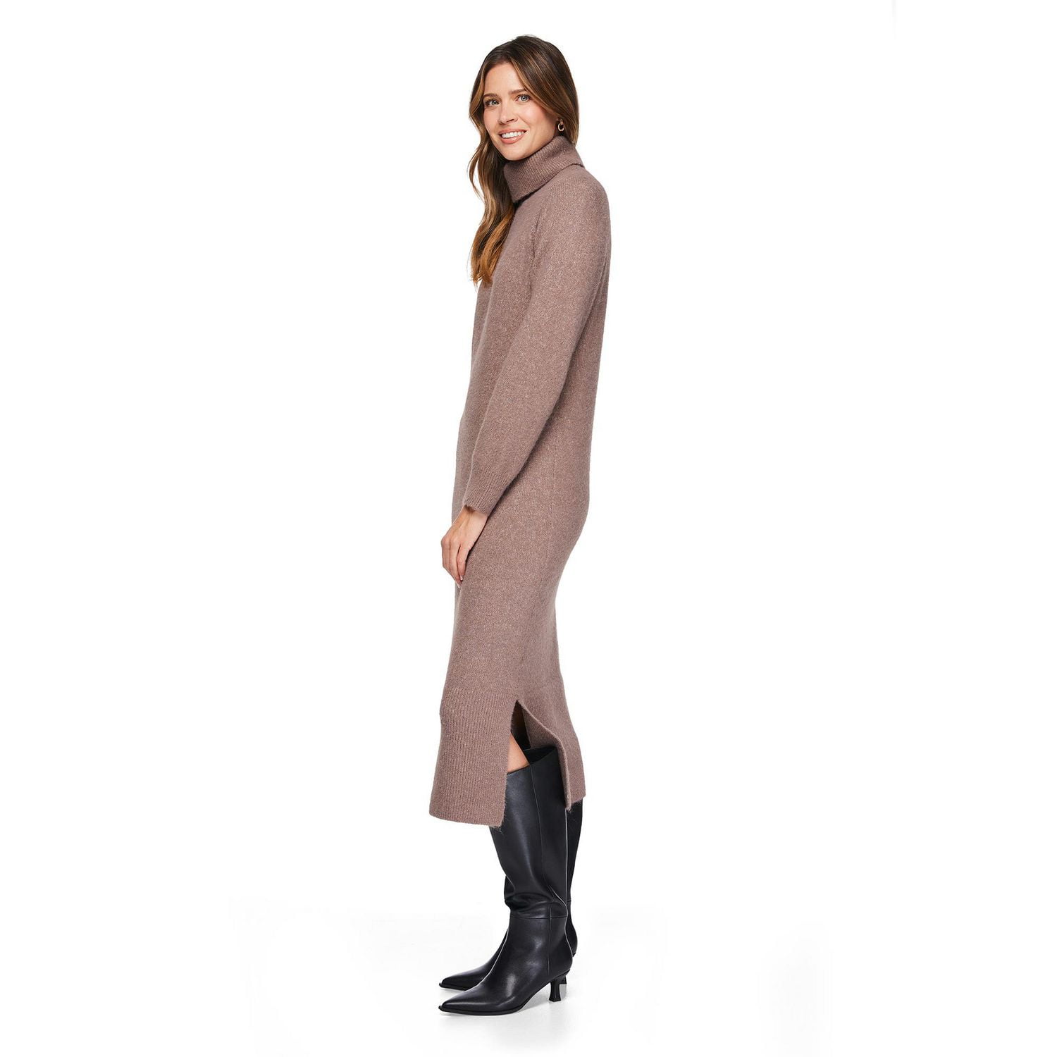 George Women's Turtleneck Sweater Maxi Dress