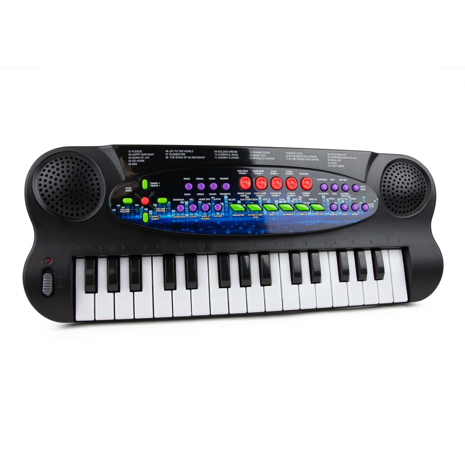 Kid Connection Musical Keyboard - Black, 32 keys touches 