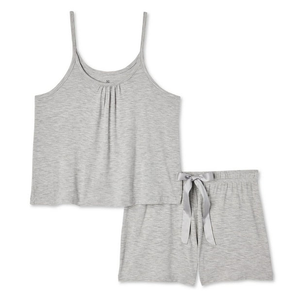 MintLimit Womens Pajamas Sets Spaghetti Straps PJS Cami Cotton Shorts  Sleepwear Nightwear Pink XXL