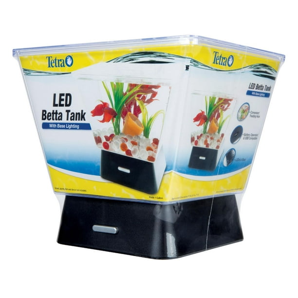 Aquarium Fresh 40 LED Gris 20L avec Kit de Filtration + Éclairage