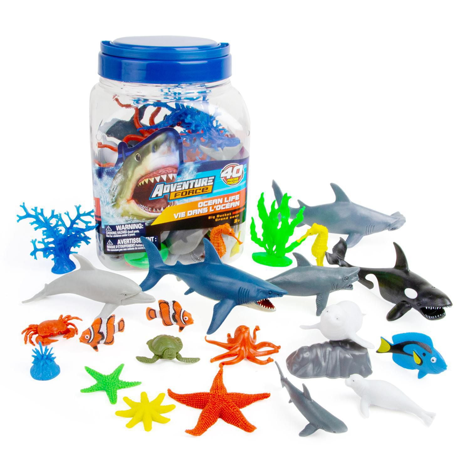 12 Pack Color Changing Sea Animal Toys,Change Color Ocean Animals