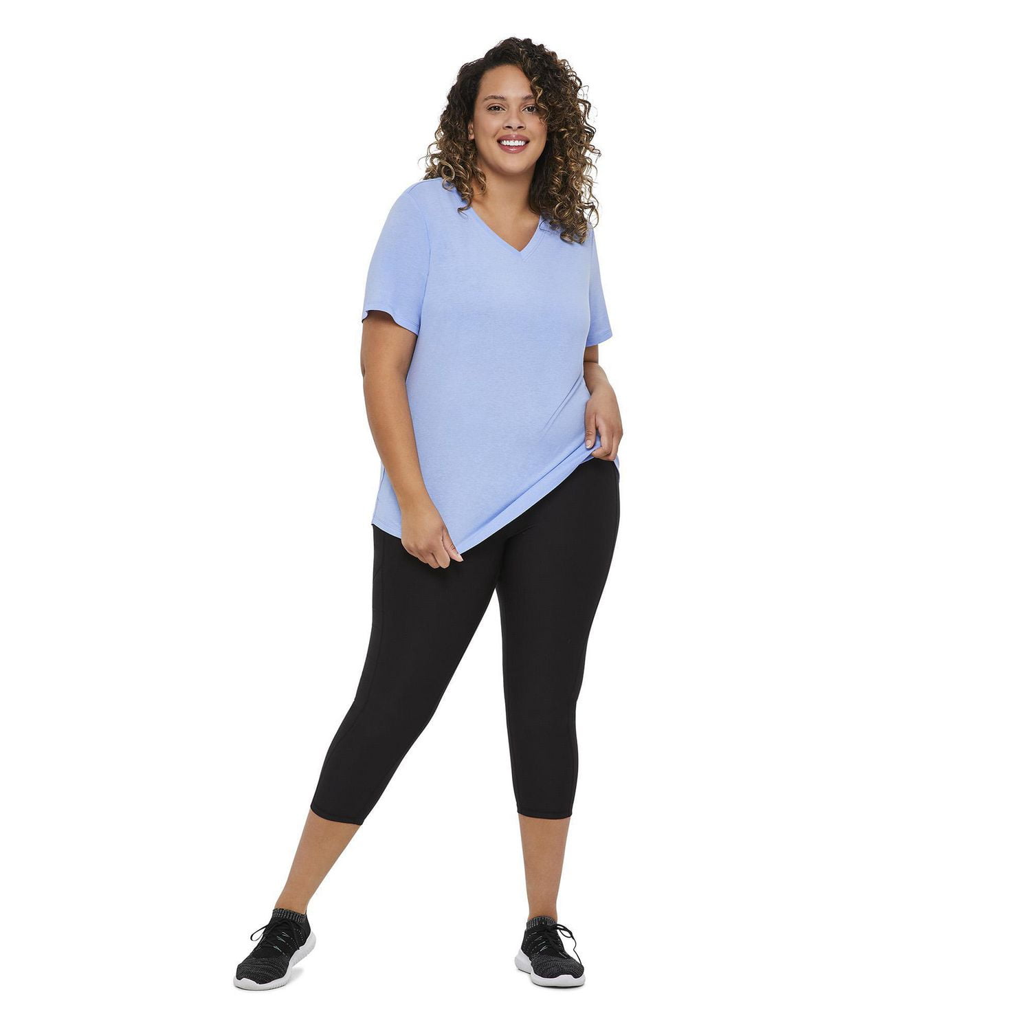 T-shirt de base Athletic Works Plus pour femmes