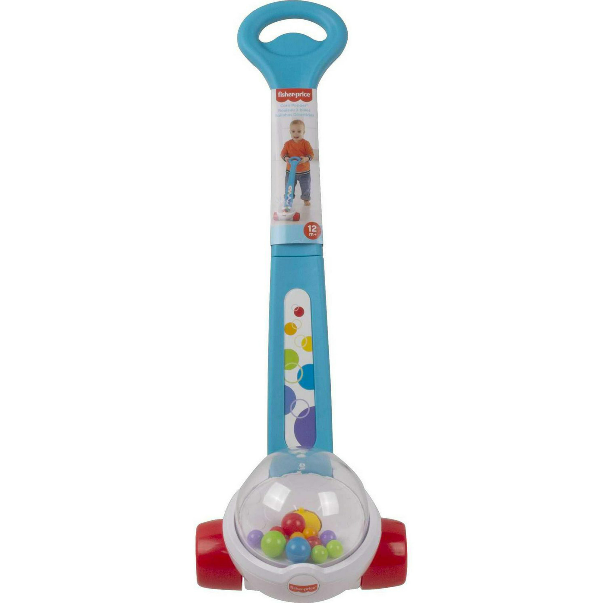 Fisher-Price Corn Popper, Toddler Push-Along Toy, Ages 12M+