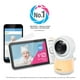 VTech RM5754HD Moniteur vidéo de bébé 1080p intelligent Wi-Fi de 5 po doté d'une caméra HD, d'une veilleuse intégrée et d'une caméra, blanc RM5754HD de VTech RM5754HD – image 2 sur 9