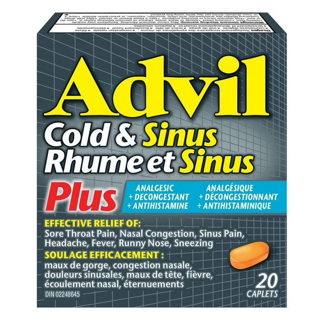 Advil Cold & Sinus Plus - 20 Caplets