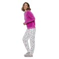 thumbnail image 2 of George Women's Texture Plush Pajamas 2-Piece Set, 2 of 6