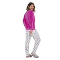 thumbnail image 3 of George Women's Texture Plush Pajamas 2-Piece Set, 3 of 6