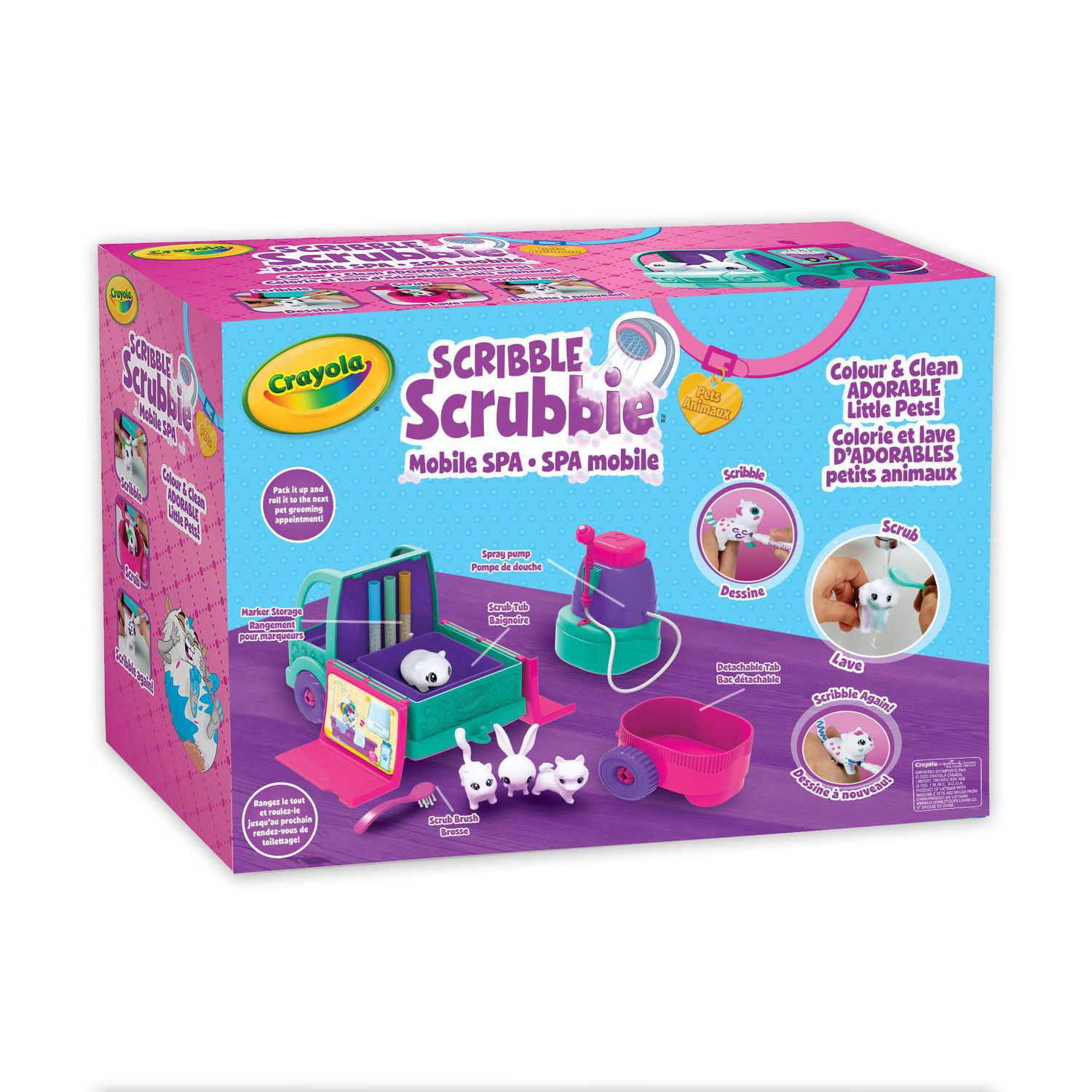 crayola scribble scrubbie mobile spa