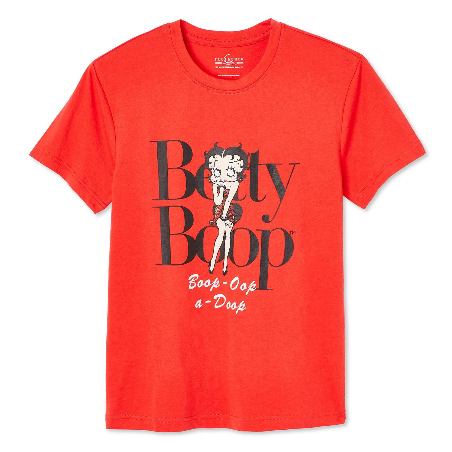 Betty Boop Women's Short Sleeve Tee, Sizes XS-XL