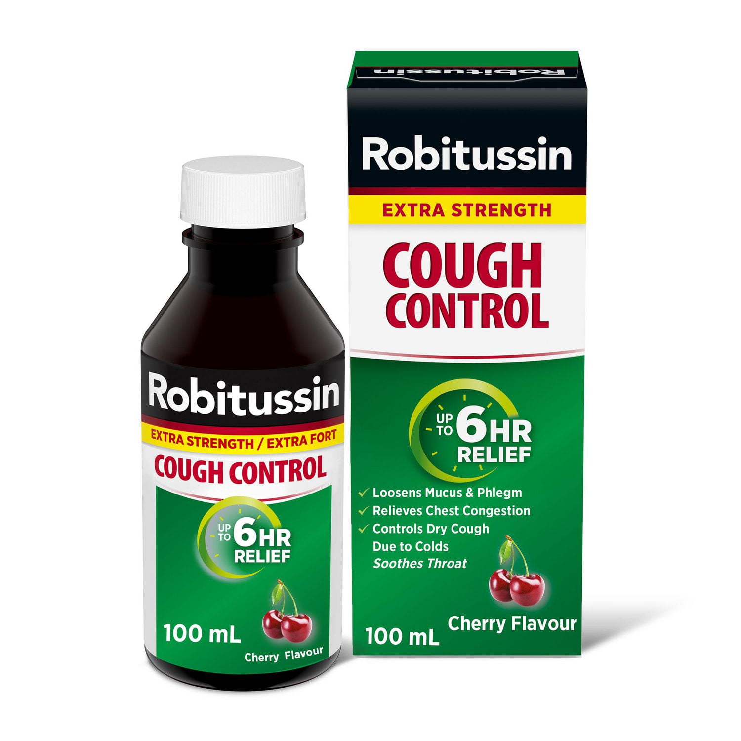 Robitussin Extra Strength Cough Control 100 mL Walmart