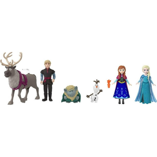 Coffret de 5 Figurines & Traîneau La Reine des Neiges - Les Bons