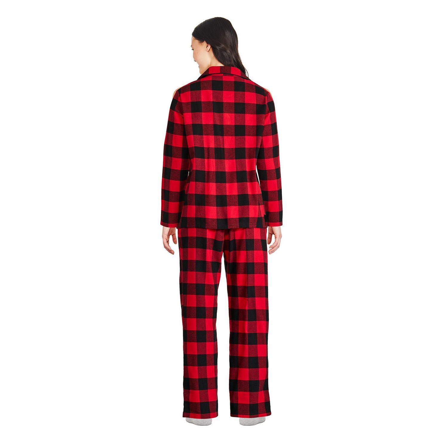 Canadiana Women s Notch Collar Pajama 2 Piece Set Sizes XS XXL