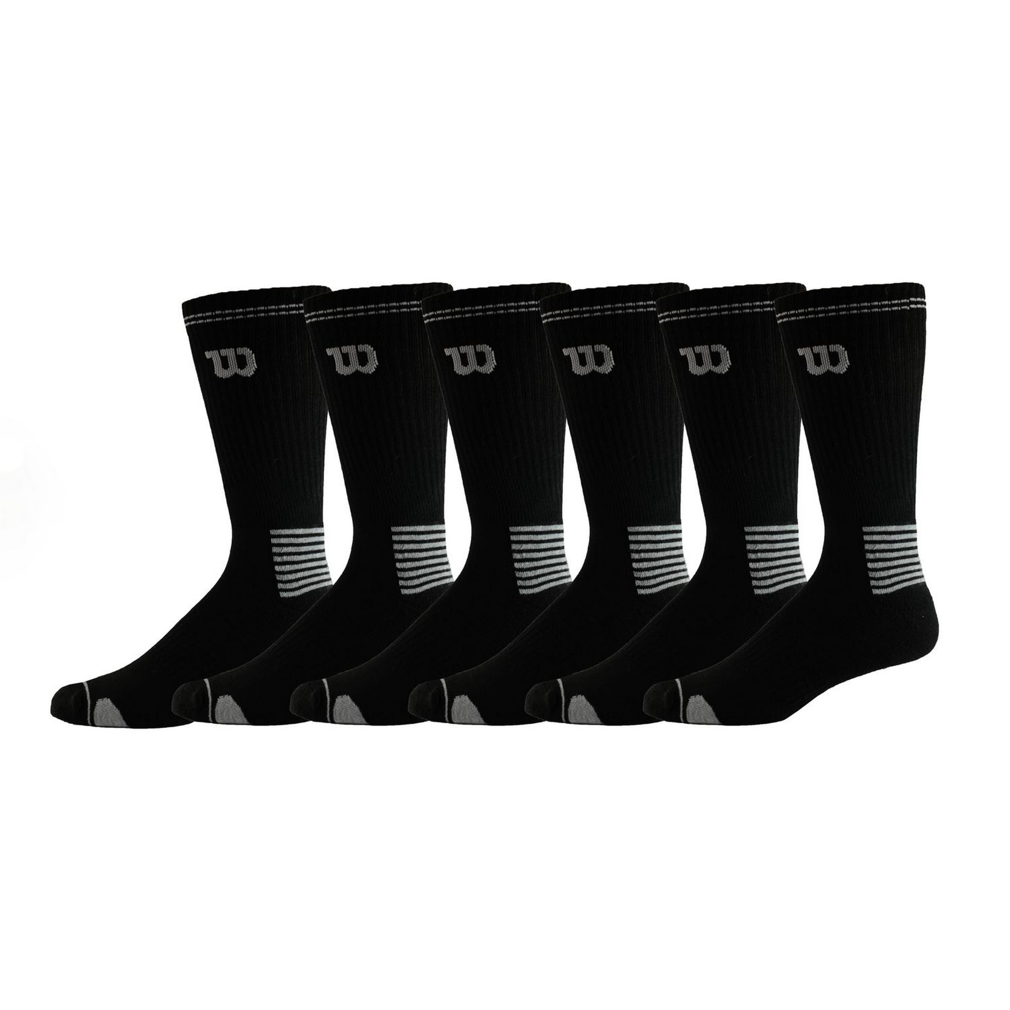 Wilson - Sport quarter socks, 3 pairs - Black. Colour: black. Size