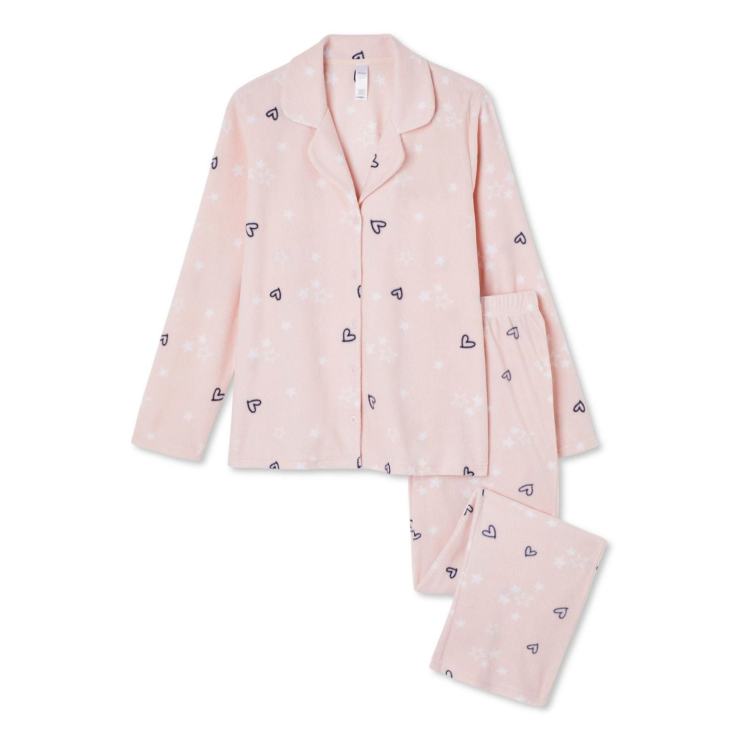George Women's Fleece Pajama 2-Piece Set