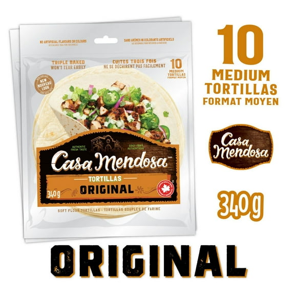 Casa Mendosa Original tortillas 7" moyennes