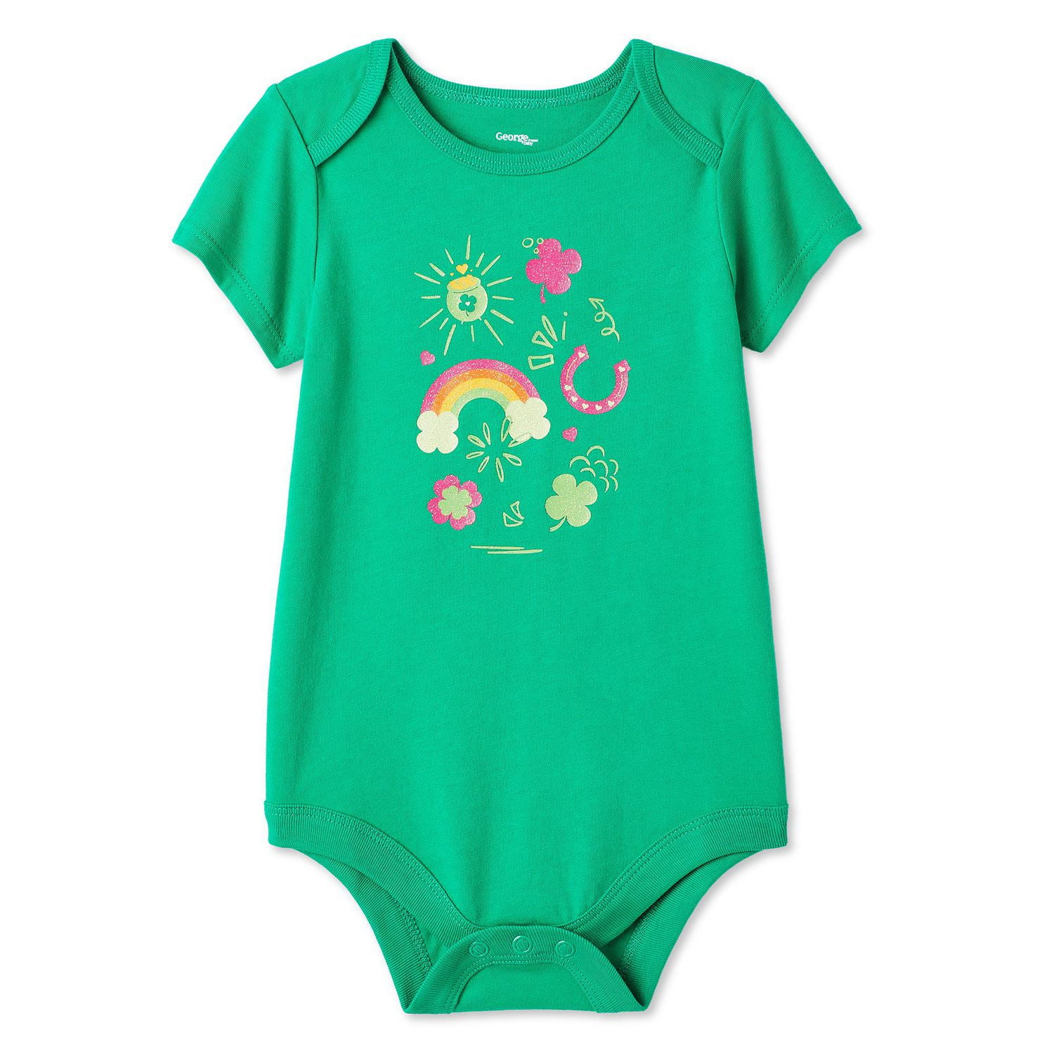 George Baby Girls' St. Patrick's Day Bodysuit