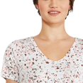 thumbnail image 4 of George Women's Voop Neckline Tee, 4 of 6