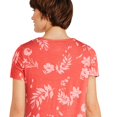 thumbnail image 3 of George Women's Voop Neckline Tee, 3 of 6
