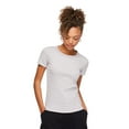 thumbnail image 1 of T-shirt côtelé George pour femmes, 1 of 6