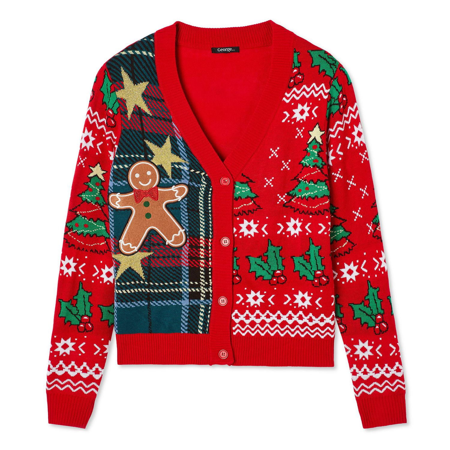 George Women's Christmas Cardigan