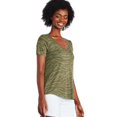 thumbnail image 2 of George Women's Voop Neckline Tee, 2 of 6