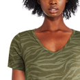 thumbnail image 4 of George Women's Voop Neckline Tee, 4 of 6