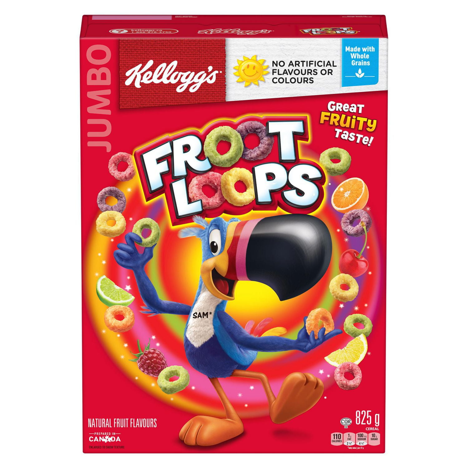 Kellogg's Froot Loops Cereal, Jumbo Size, 825g | Walmart Canada