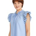 thumbnail image 2 of George Women's Ruffle Sleeve Blouse, 2 of 6