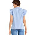 thumbnail image 3 of George Women's Ruffle Sleeve Blouse, 3 of 6