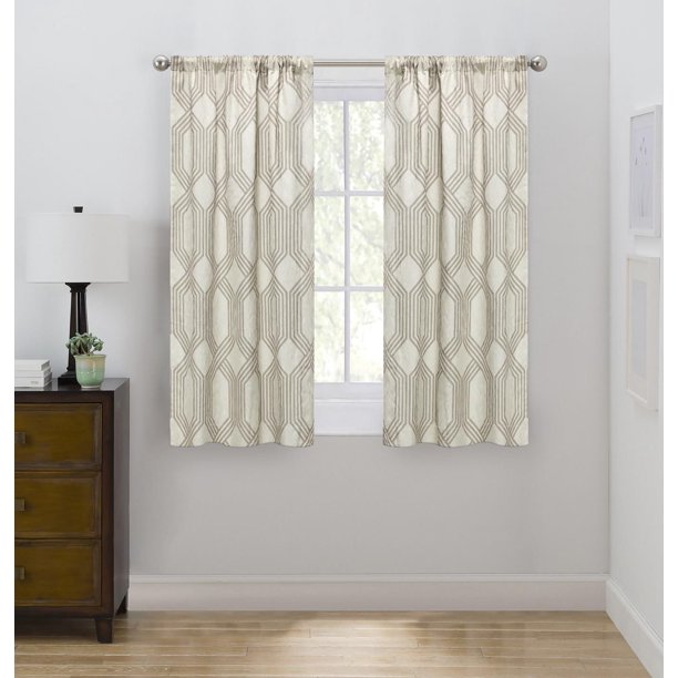 Eclipse Draft Stopper Window Curtain Panel, 1 Panel 42"x63" or 42"x84