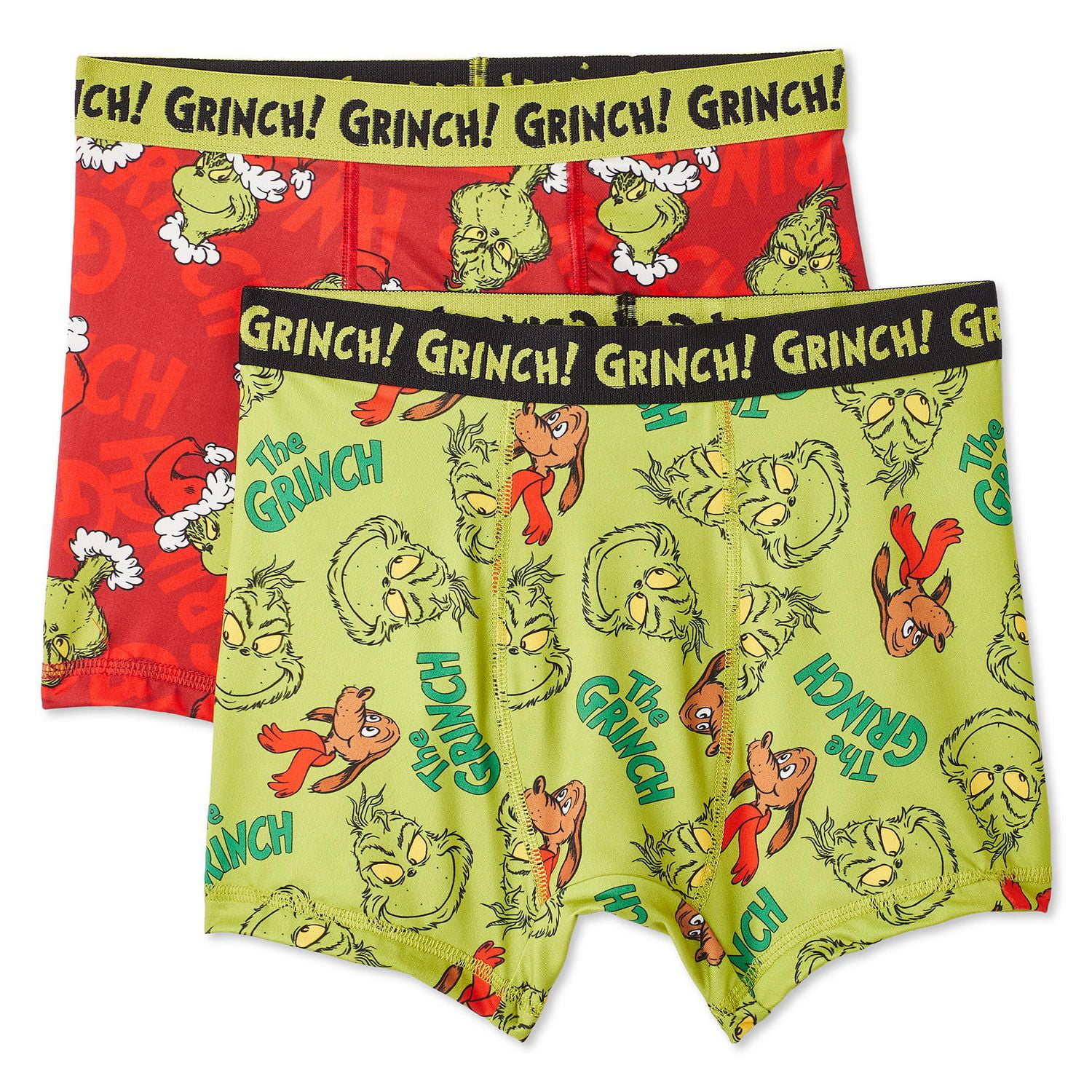 The Grinch Boys' Boxer Briefs 2-Pack