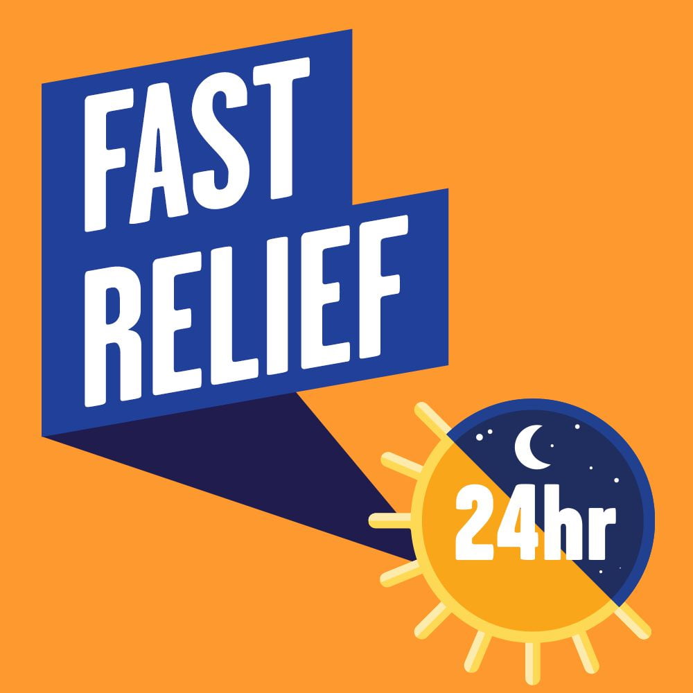 Reactine Extra Fort Dissolution rapide, chlorhydrate de cétirizine 10 mg, Antiallergique/Antihistaminique 48 comprimés