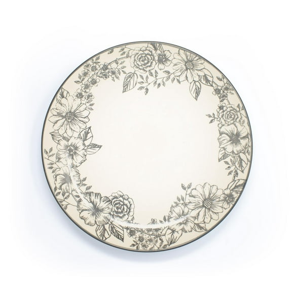 Pfaltzgraff Gabriela Gray Dinner Plate 10.5", Dinner Plate