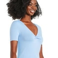 thumbnail image 2 of George Women's Knot Front Tee, 2 of 6