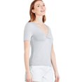 thumbnail image 2 of George Women's Knot Front Tee, 2 of 6