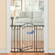 Barrière de sécurité décorative en bronze avec porte très large de Summer Infant – image 3 sur 3