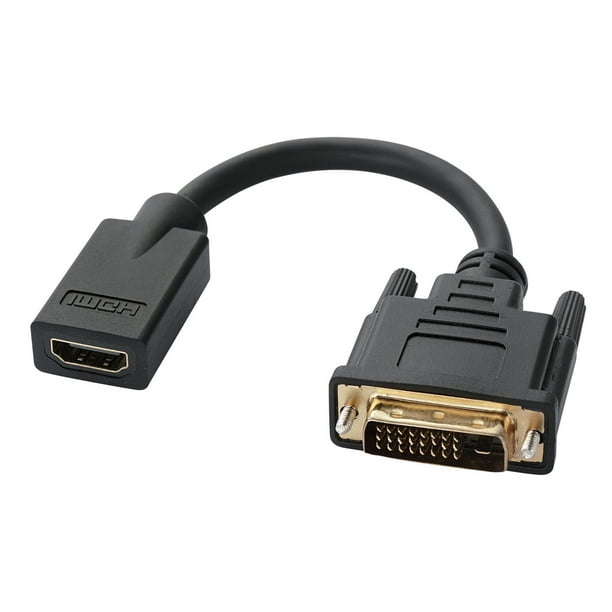 Adaptateur DVI femelle vers HDMI mâle - Cable divers / Adaptateur